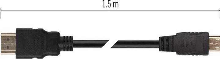 Productafbeelding Emos Hoge snelheid HDMI kabel 2.0 A plug - C plug 1,5m (1.50 m, HDMI, 2.0)