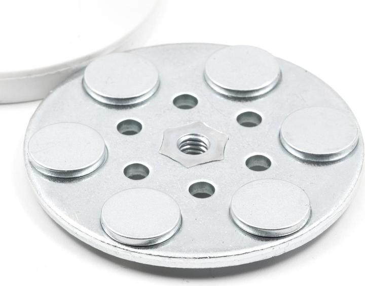 Produktbild Supermagnete Magnetsystem gummiert mit Haken (1x)