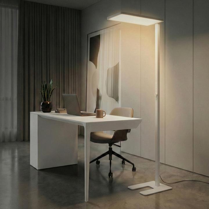 Image du produit Enovalite Lampadaire de bureau LED à réglage en hauteur avec capteur