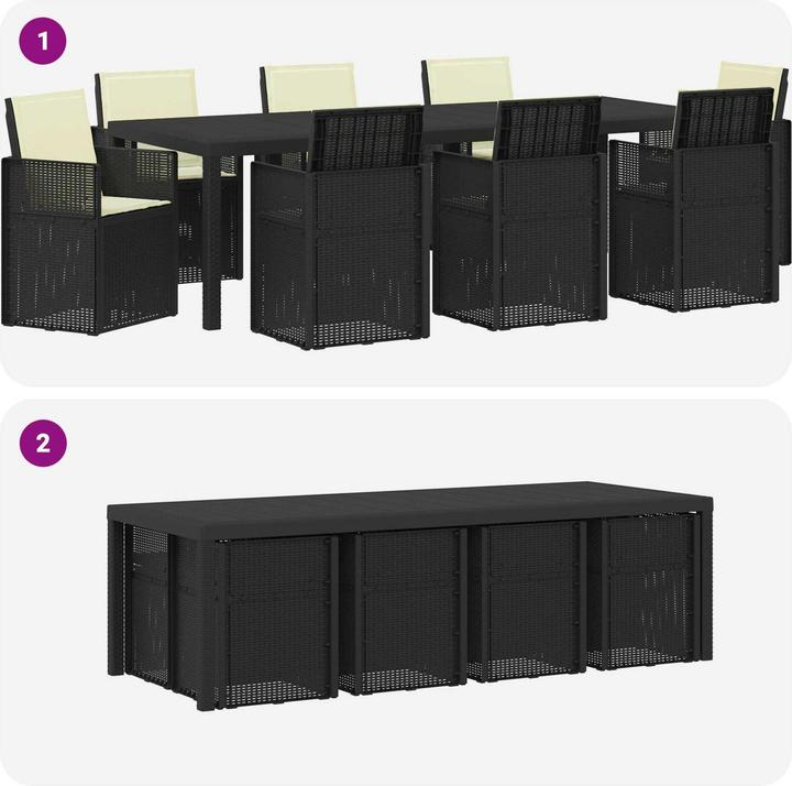 Image du produit vidaXL Modernes Esszimmer-Set (250 x 100 x 73 cm)