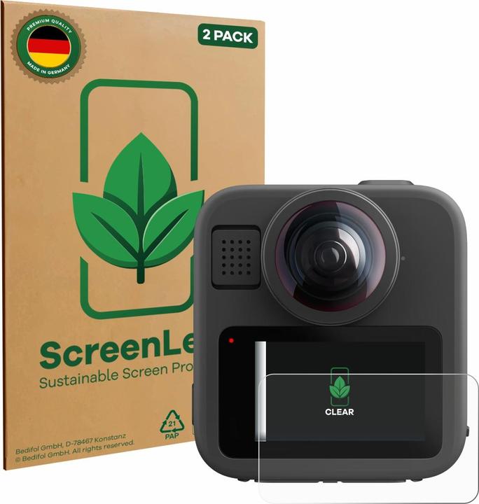 Actual product image ScreenLeaf Screen Protector sustainable Screen Protection, clear, anti-scratch