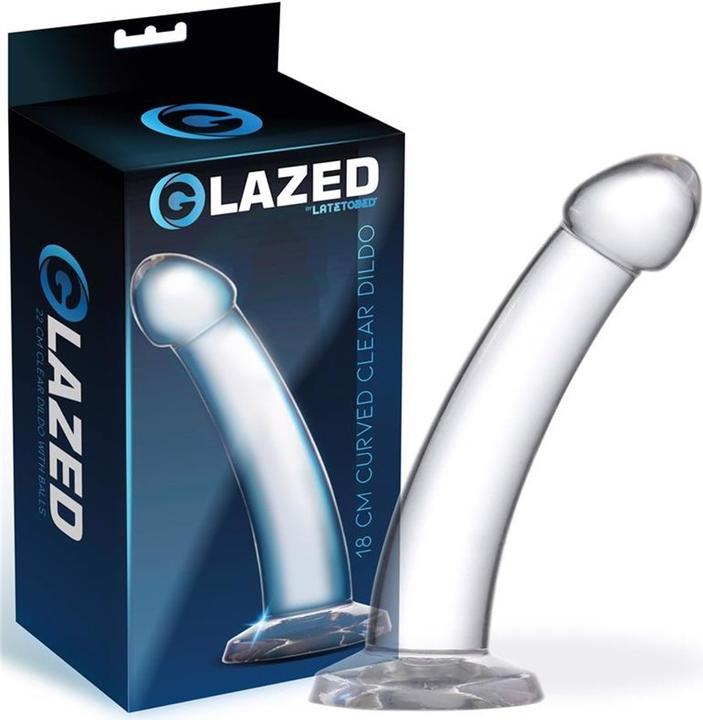 Actual product image Glazed Curved dildo
