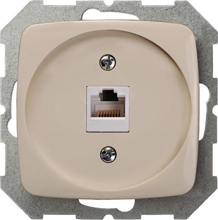 Actual product image Liregus Powerp 1plug PC Unfr Rj45 Sand