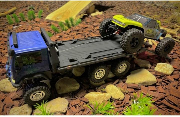 Actual product image Absima CR18P Tow Truck 6x6 Brushless 1:18 RC model truck electric crawler four-wheel drive (RTR Ready-to-Run)