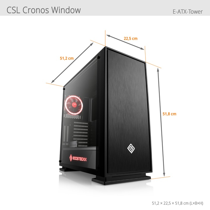 Actual product image CSL Gaming PC M11730H (16 GB, 1000 GB, Intel Arc Graphics)