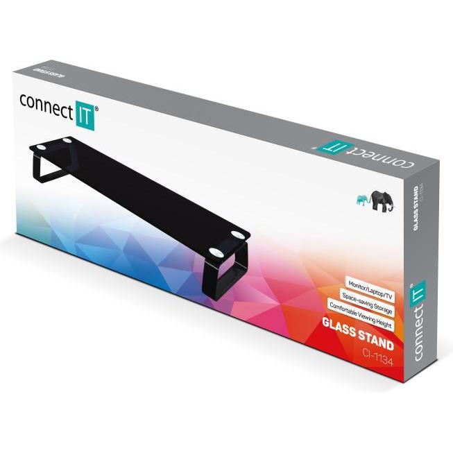 Thumbnail - Connect IT Podstawka pod monitor LCD czarna, Monitor Halterung, Schwarz