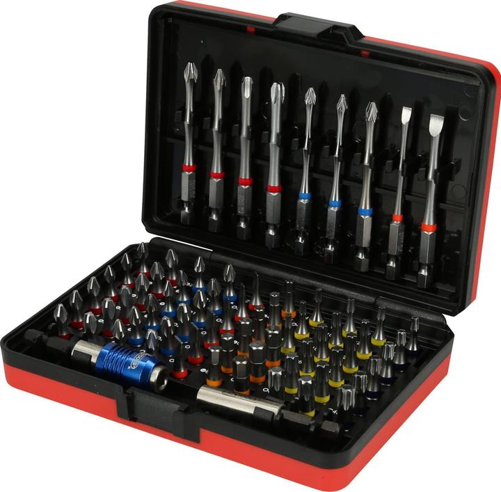 Actual product image KS Tools 1/4" TORSIONpower bit box (Hexagon socket TX, Hexagonal, Screw slot)