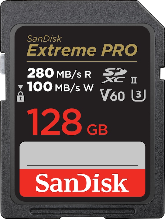 SanDisk Extreme PRO UHS-II V60 (128 GB, SDXC, U3, UHS-II)