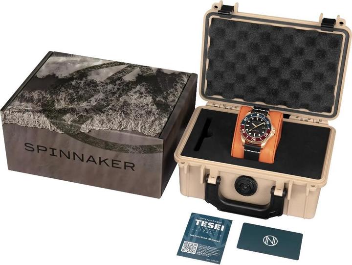 Image du produit Spinnaker SP-5060-08 Tesei Bronze suisse (Lunette tournante à gauche, Montre de plongée, 40 mm)