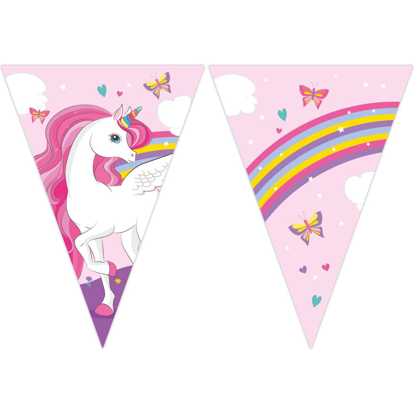 Magni Flaggenbanner Einhorn 9er FSC-Mix