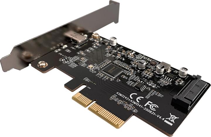 Produktbild LC-Power PCI-C-USB32-2x2 Gehäuse PCI-Karte f.eine externe NVMe-M.2SSD