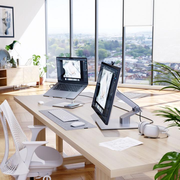 Immagine prodotto Alogic Supporto Clarity Pro Touch 27" pieghevole ruotabile a 360° (Tavolo, 27")