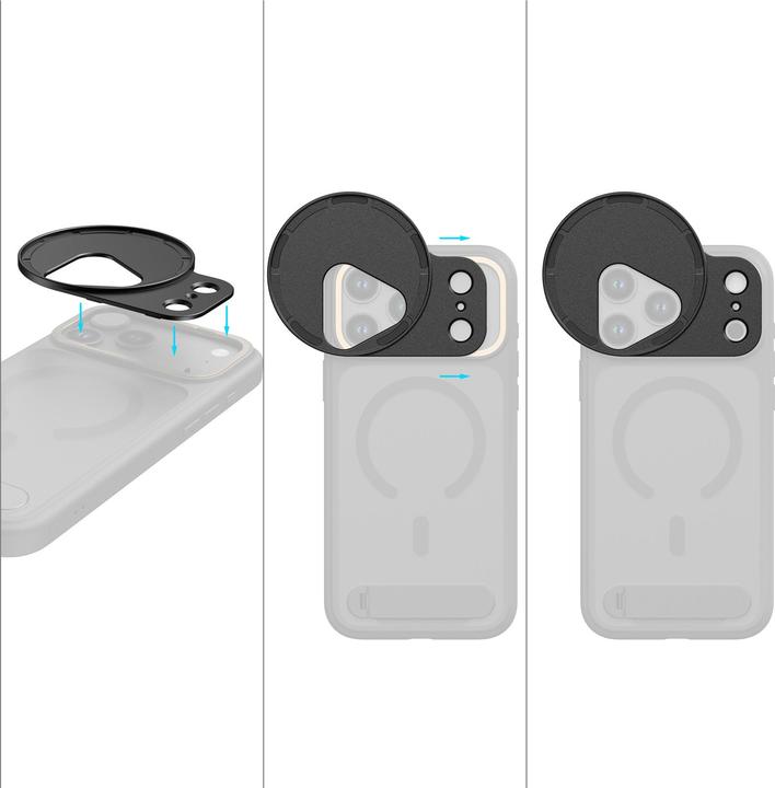 Actual product image SmallRig Filter Adapter for iPhone 17 Pro Max: FilMov Attachable 67mm Filter Adapter