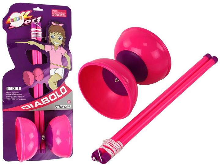 Lean Toys Jojo Diabolo rosa
