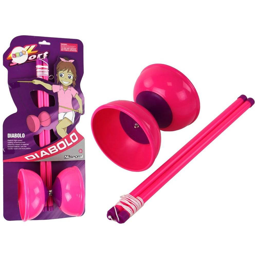 Lean Toys Jojo Diabolo rosa