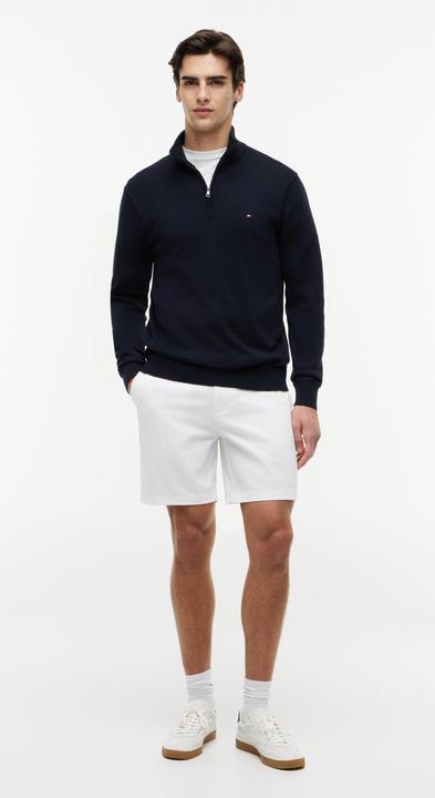 Actual product image Tommy Hilfiger Essential Cotton Zip Mock (XL)