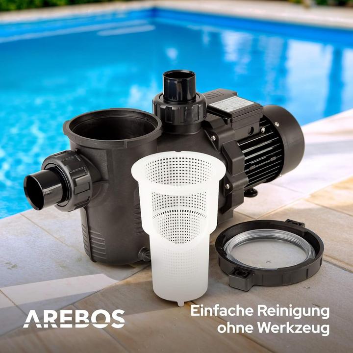 Produktbild Arebos Schwimmbadpumpe