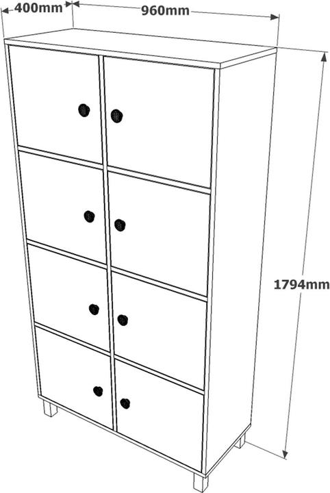 Actual product image Skye Decor Remzi (180 x 73 x 90 cm)