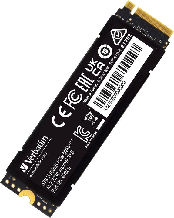 Actual product image Verbatim Vi7000 (4000 GB, M.2 2280)