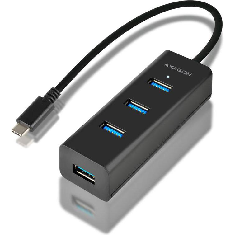 Axagon HUE-S2C - USB 3.2 Gen 1 (3.1 Gen 1) Type-A - USB 3.2 Gen 1 (3.1 Gen 1) Type-C - (USB-C, USB-A, 4 Ports), Dockings...