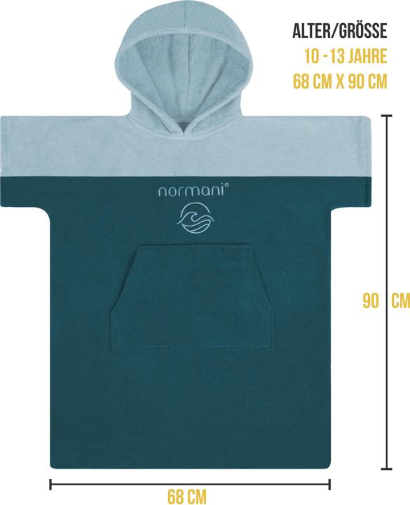 Actual product image Normani Kinder Badeponcho -Puwai- (10-13 Jahre)
