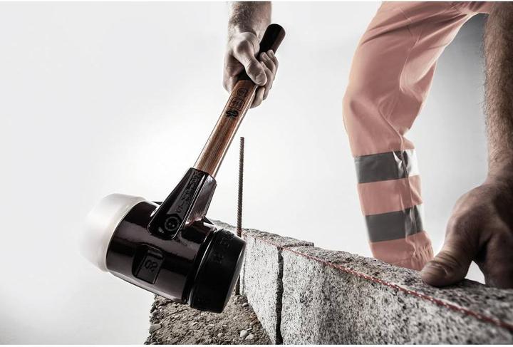 Actual product image Halder SIMPLEX soft-face hammer 80 RUBBER/SUPERPL. TE SIMPL (2770 g)