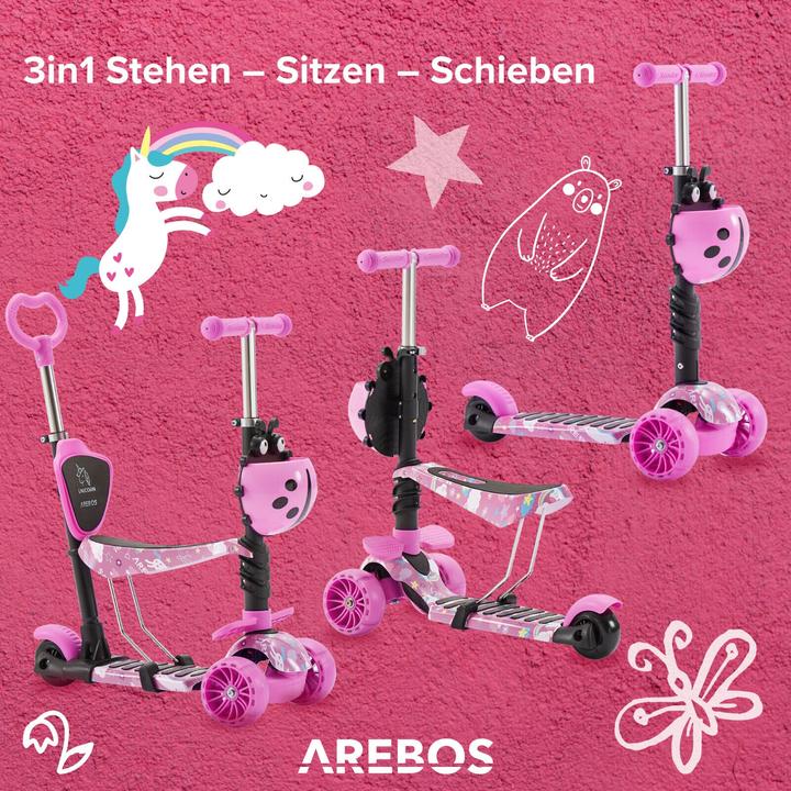 Actual product image Arebos Pedal scooter