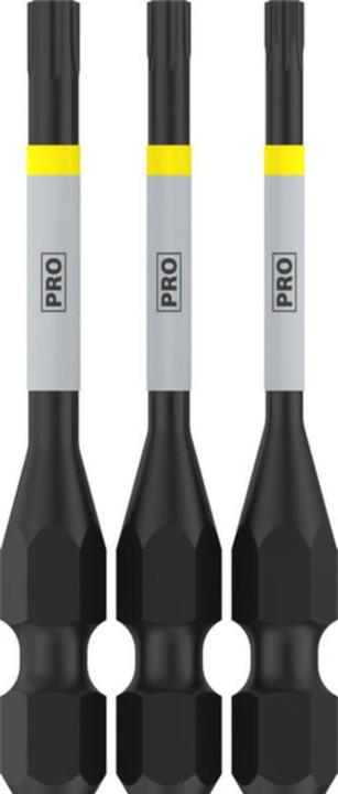 Actual product image Bosch Professional Zubehör PRO Torx Impact Bit, T10, T15, T20, 55 mm, 3 pcs.