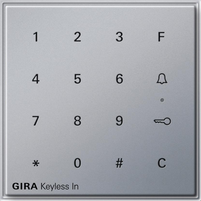 Gira, Zutrittskontrolle, Code