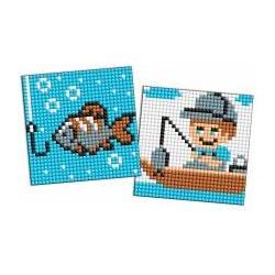 Ideyka, Sticker, Diamant Mosaik Sticker Kinder - Beruf Fischer