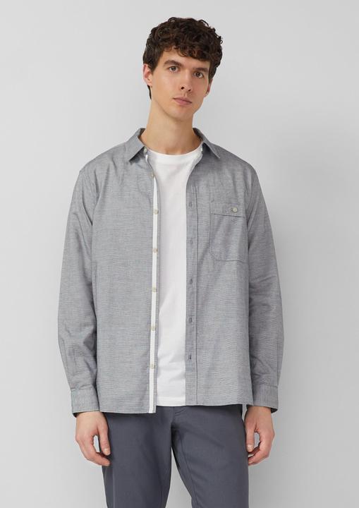 Immagine prodotto s.Oliver Hemd Regular Fit: Gemustertes Langarmhemd mit Kentkragen (S)