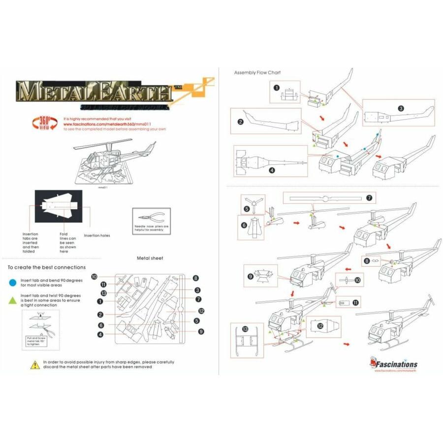 Thumbnail - Metal Earth Huey UH-2