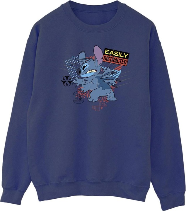 Image du produit Disney - Sweat LILO AND STITCH EASILY DISTRACTED - Homme (XL)