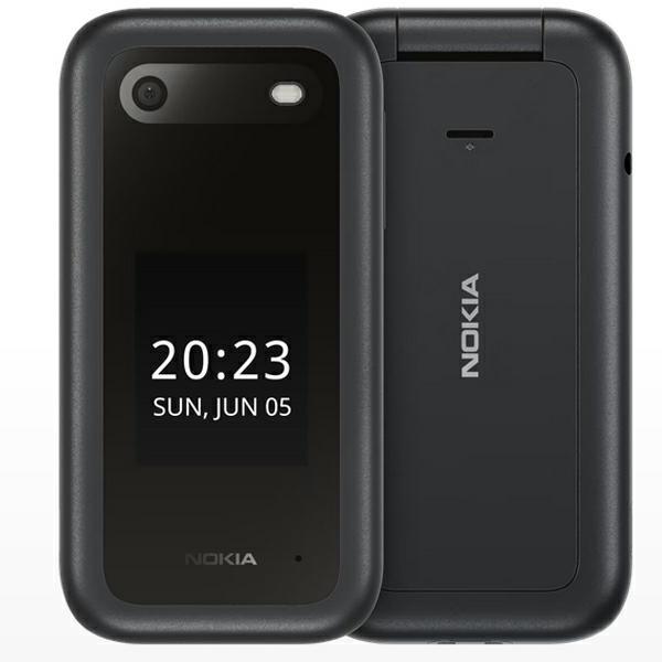 Actual product image Nokia 2660 DS + baza ładująca (Cradle) czarny/black TA-1469 (2.80", 0.30 Mpx, 4G)
