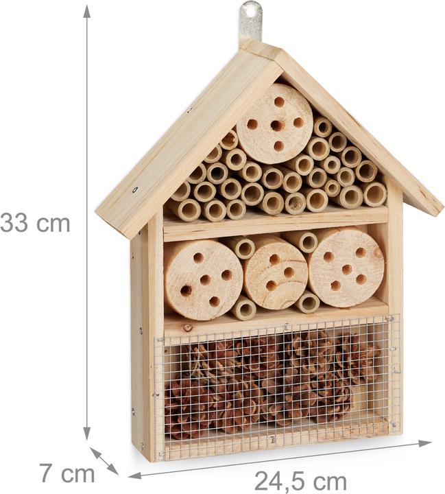 Immagine prodotto Relaxdays Casetta per Api da Assemblare, DIY (Merletti, Api, Coccinelle)