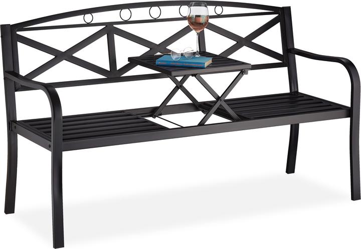 Actual product image Relaxdays Garden bench, 2 Seater