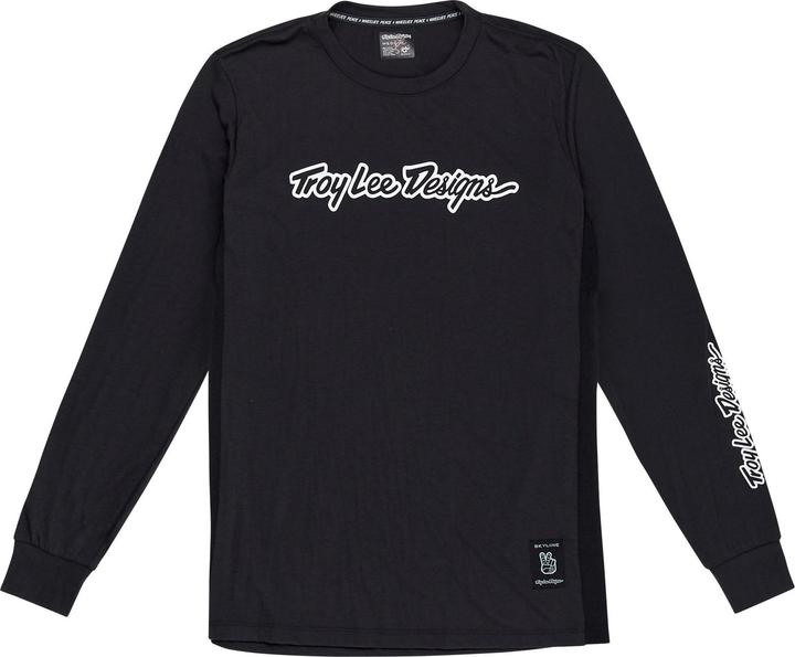 Produktbild Troy Lee Designs Skyline LS Ride Tee, Signature, black, S (S)