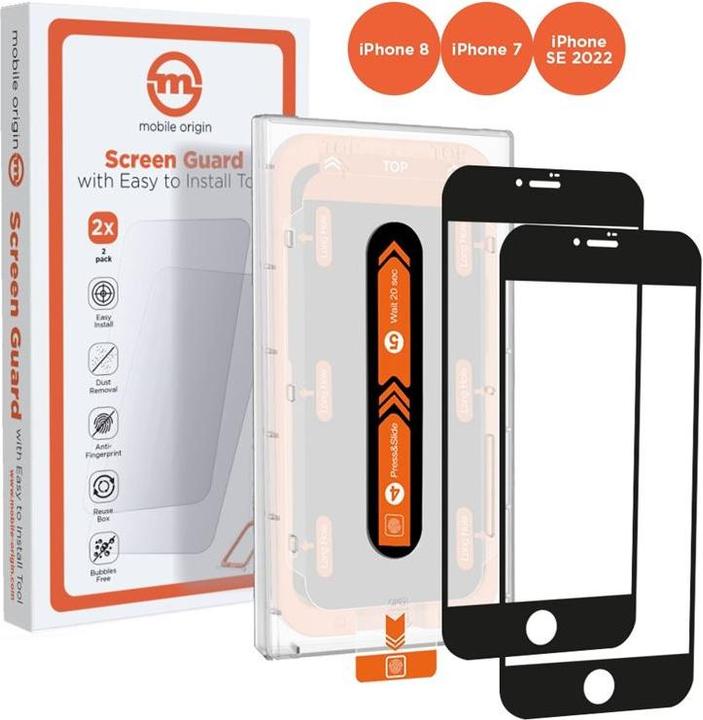 Actual product image Panasonic iPhone 8 screen protector (2 Piece, Apple iPhone 8)