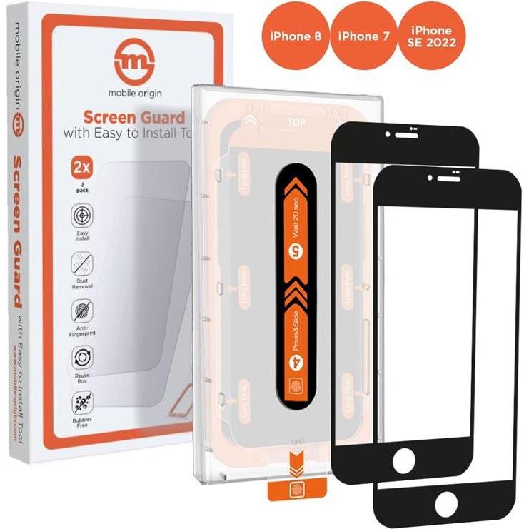 Panasonic Displayschutz iPhone 8 (2 Stück, Apple iPhone 8), Smartphone Schutzfolie, Transparent