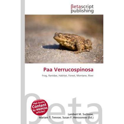 Paa Verrucospinosa, Fachbücher
