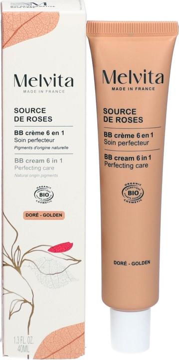 Actual product image Melvita BB Cream Source de Roses 6 in 1 #Golden - 140 ml (Golden)