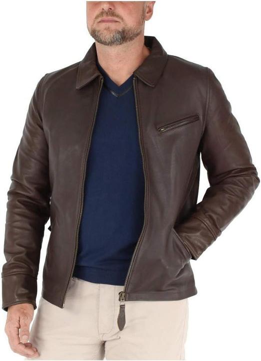 Immagine prodotto Schott Nyc Giacca in pelle con colletto da pilota (L)