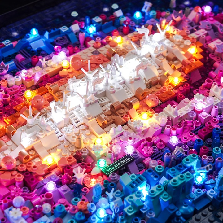 Image du produit BrickBling Kit d'éclairage LED pour LEGO La galaxie de la Voie lactée (31212), télécommande incluse