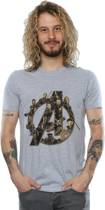 Produktbild Avengers Infinity War Charakter TShirt (L)