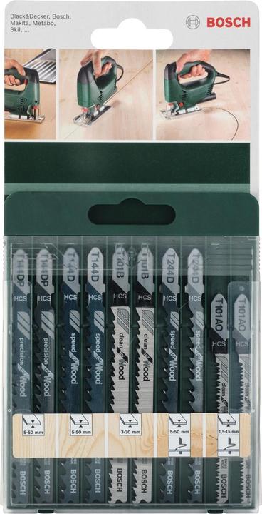 Actual product image Bosch Zubehör Jigsaw blade set