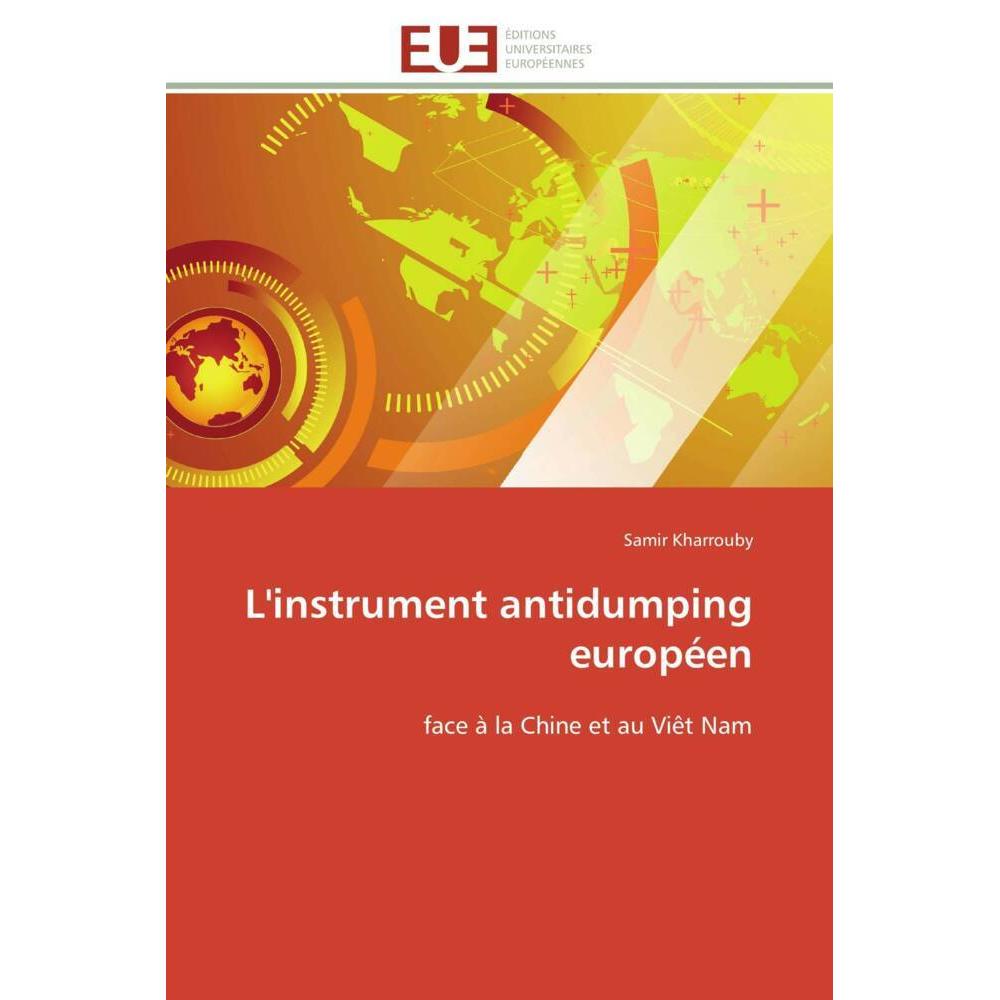 L'instrument antidumping européen, Fachbücher von Samir Kharrouby