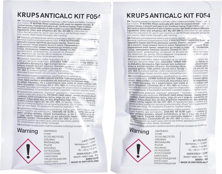 Voedingswaarden en ingrediënten Krups Ontkalkingsset (80 ml)