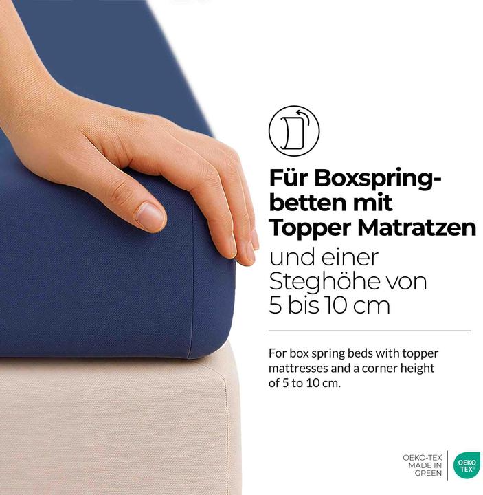 Image du produit Etérea Microfibre interlock pour topper (90 x 200 - 100 x 200 cm)