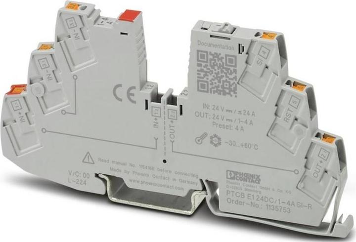 Phoenix Contact Disjoncteur pour appareils électriques, 4A, tiroir, IP20