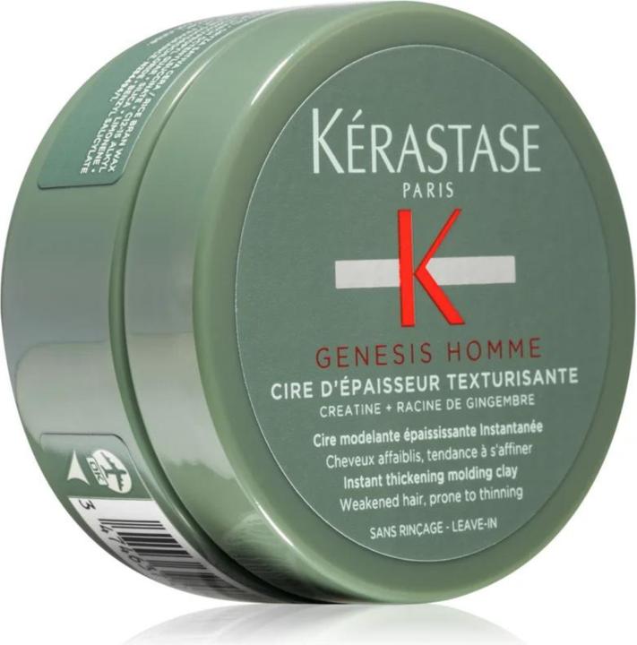 Immagine prodotto Kérastase Genesis Homme Cire d'Épassieur (Gel per capelli, 75 ml)
